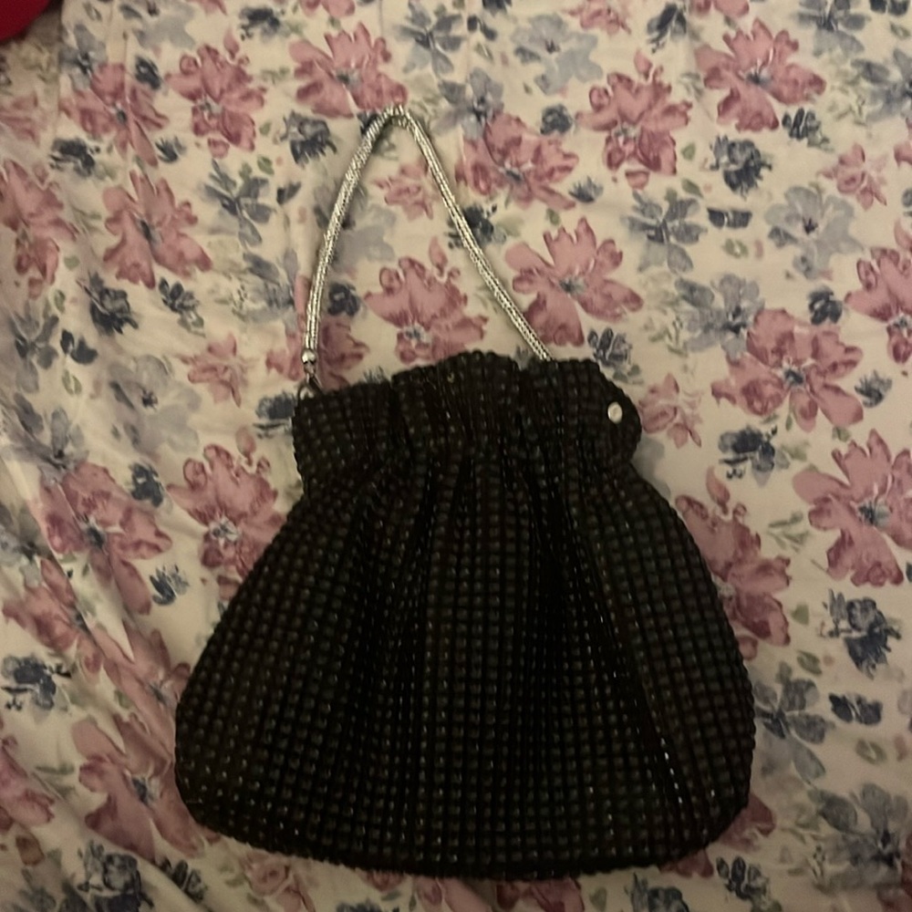 Black and Silver hand bag